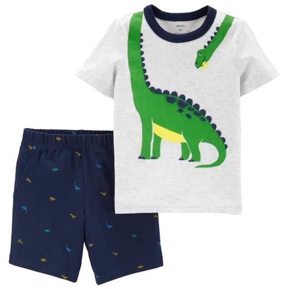 Carter's Other - Toddler Boy Carter's Dinosaur Tee & Printed Shorts